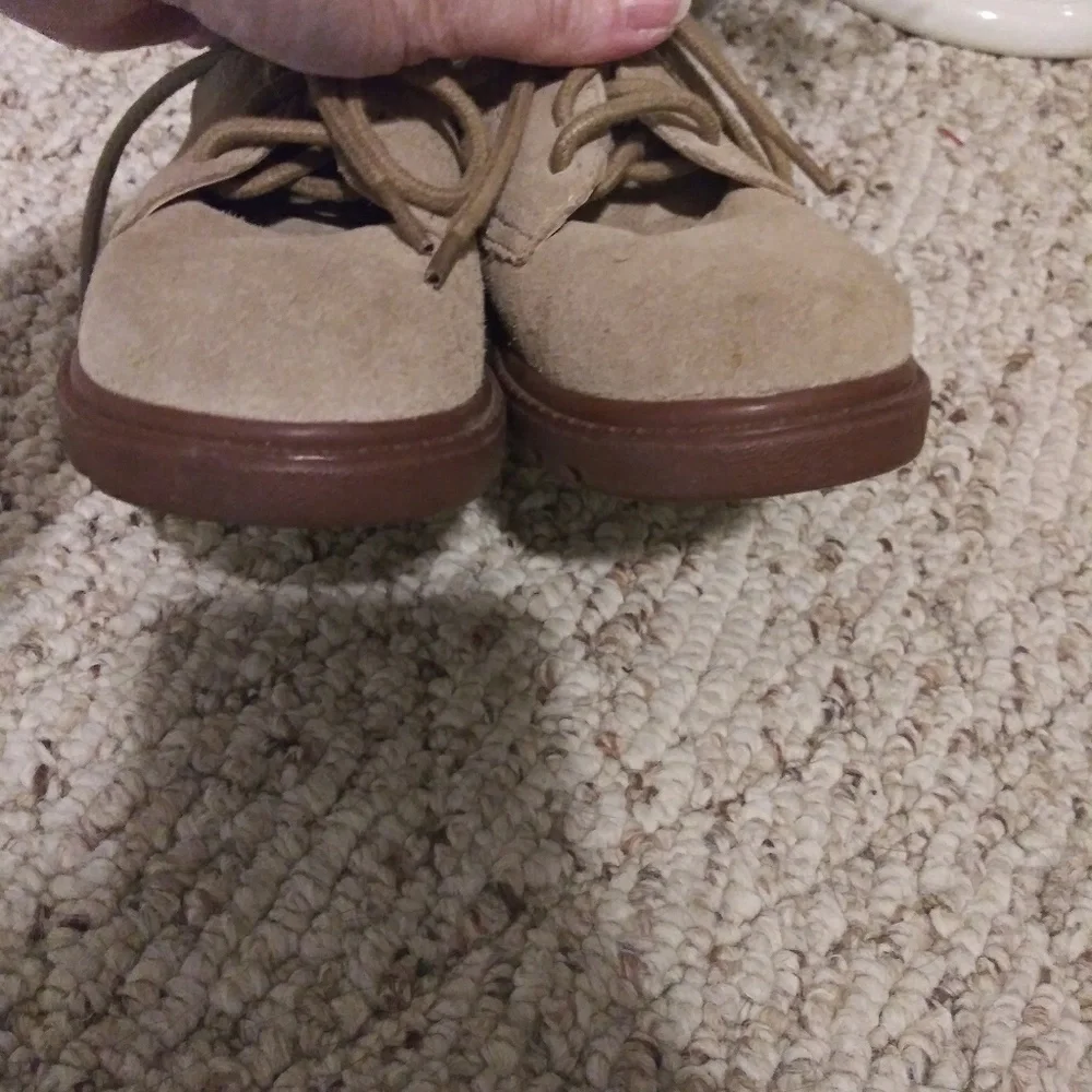 3/$18 Stride Rite James Tan Suede Boys Dress Shoe